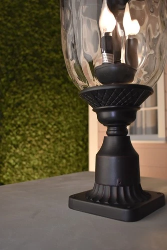 Maxim 3421 Bronze Carriage House Dc 3-Light Outdoor Post Light - Picture 6 of 12