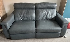 Italia Living Adriano 3 Seater Double Power Recliner Leather Sofa