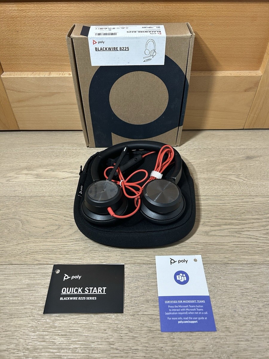 Plantronics Blackwire8225 ヘッドセット USB-C＆A