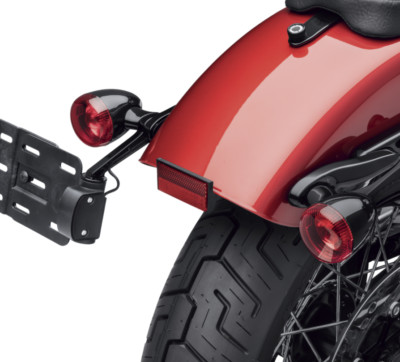 Harley-Davison Softail 2018+ Heckblinker Relocation Kit - Schwarz - 67800830B
