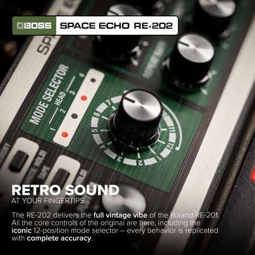 Boss RE-202 Space Echo Guitar Effects Pedal from Japan Brand Boss RE-202 Space Echo Guitar Effects Pedal from Japan Brand