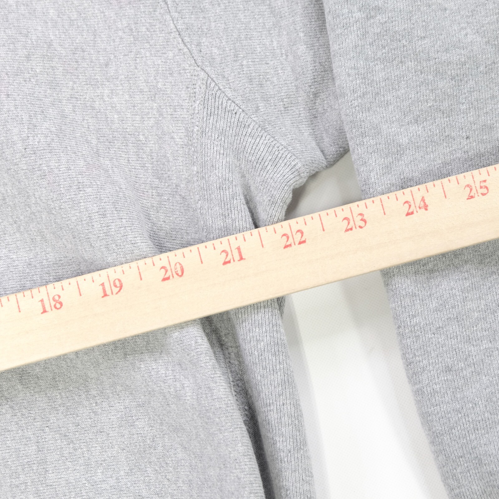 Rare Vintage CHAMPION Plain Blank Pullover Hoodie Sweatshirt 80s 90s Gray SZ 2XL image 10