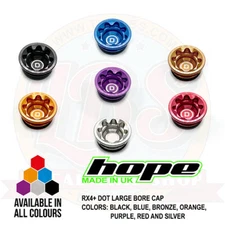 Hope RX4+ Large Bore Cap For SRAM DOT Brake - All Colors - Brand New