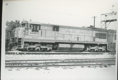 #ad Union Pacific 3000hp DRS U30C Train Photo Aurora IL 1973 $8.50