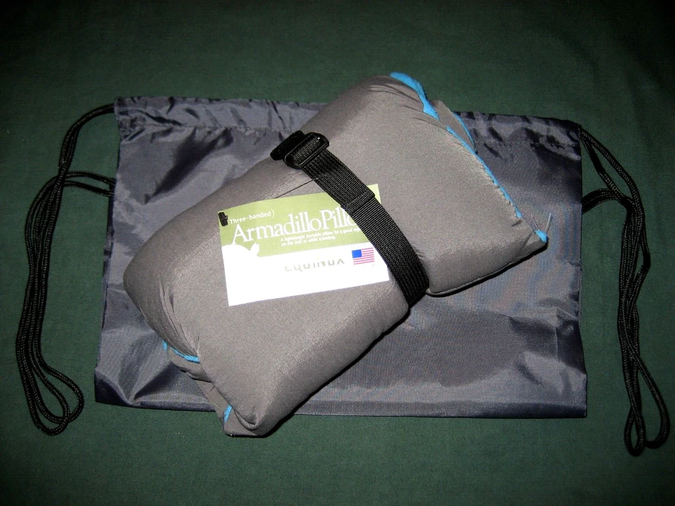 EQUINOX CAMPING/TRAVEL PILLOW -19"X10" COMPACTS TO 10"X5"+MINI BACK PACK USA - Image 2 of 4