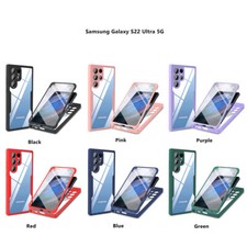 For Samsung Galaxy S26 S25 S24 S23 S22 360  Full Protector Clear Case Cover