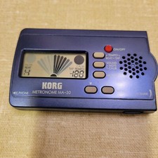 Korg MA-30 Blue Digital Pocket Metronome Beat Music Tuner Band Choir Tested