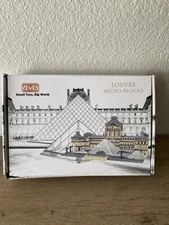 3377pcs City Mini Paris Louvre Building Blocks Architecture Museum Bricks Toys