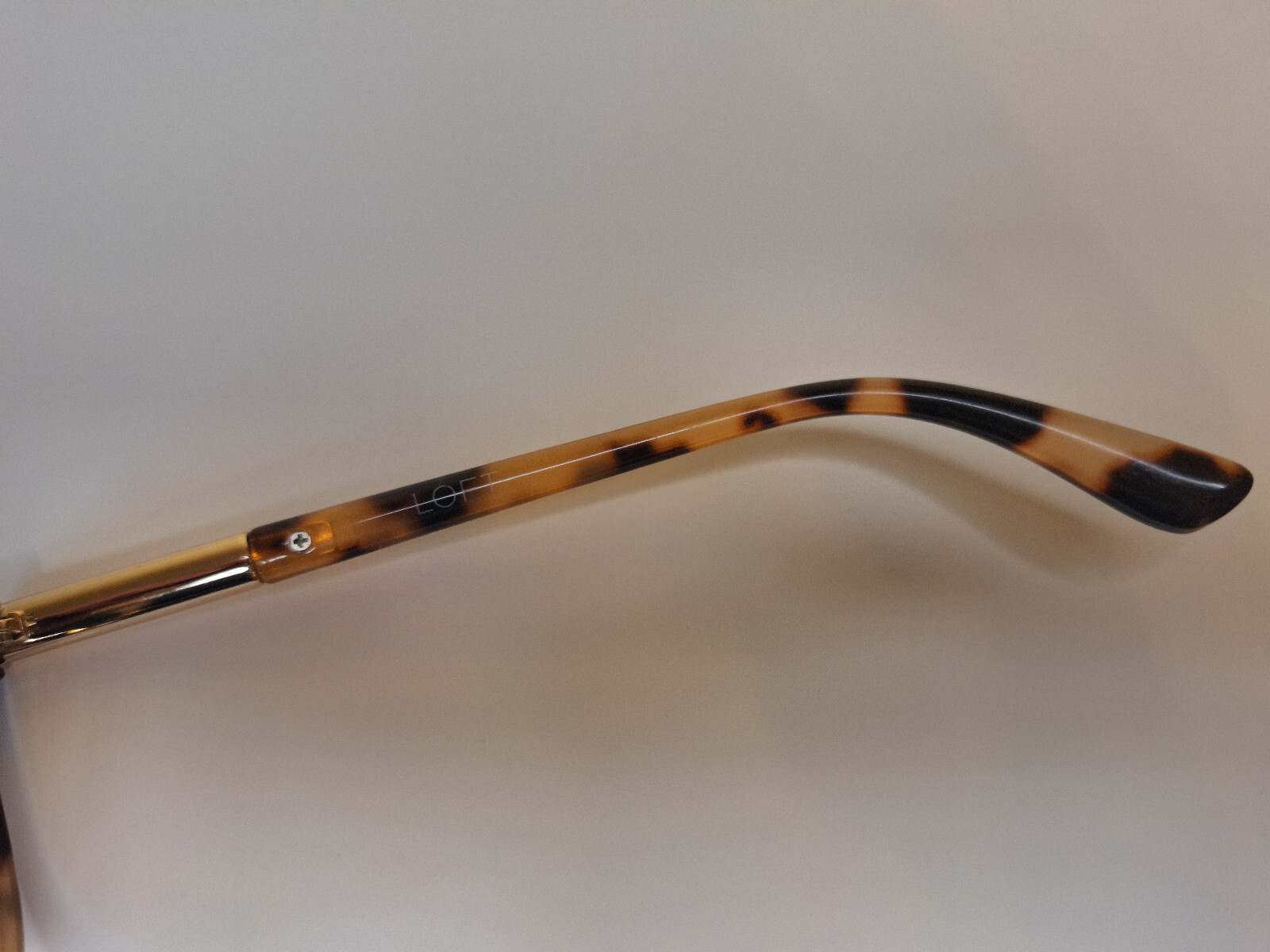 LOFT Sunglasses Brown Tortoise Shell Rectangle Fr… - image 17