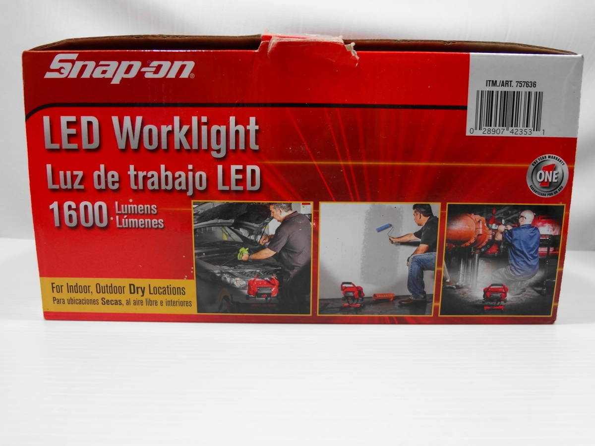 Snap-on 692283 30W 1600 Lumens Work Light Corded Electric 52 LED