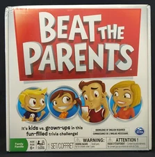 BEAT THE PARENTS Trivia Board Game Fun💥Family 💥 Game 💥 NEW SEALED Kids Adults
