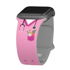 Nursing HD Apple Watch Band - Pink Nurse