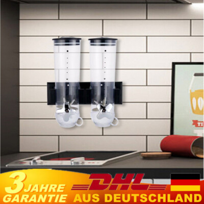 Müslispender doppelt, Kornflakes Spender, Cornflakes Behälter,Cerealienspender