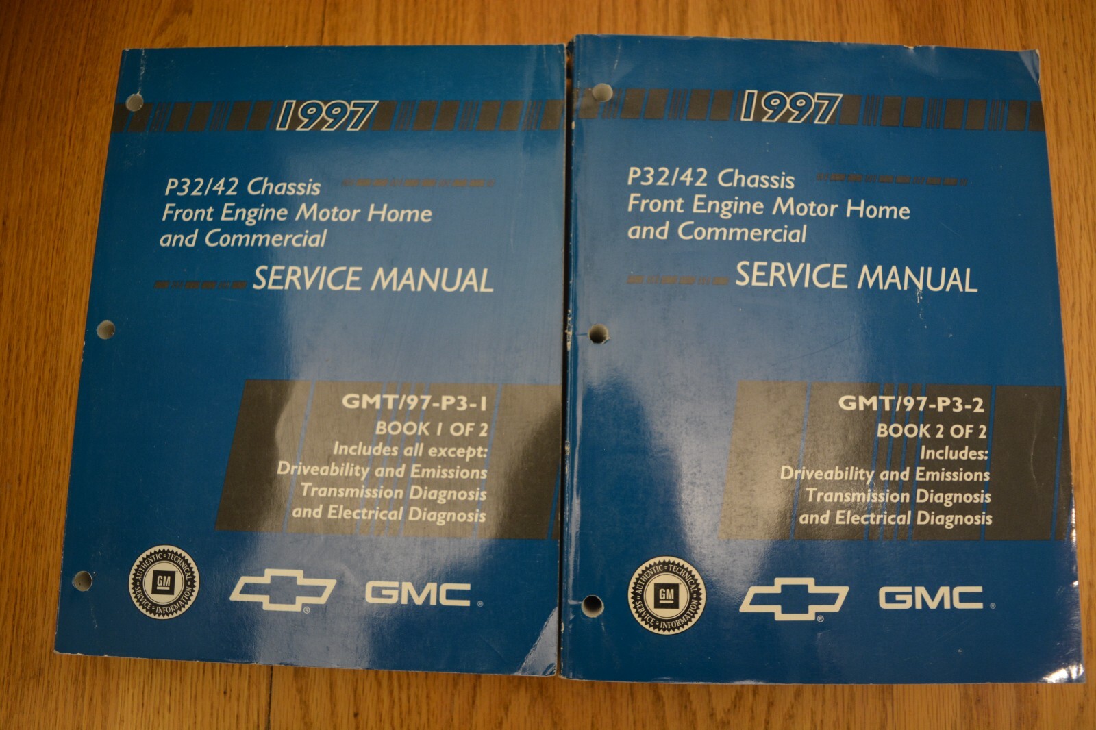 1997 Chevy P32/42 Chassis MotorHome and Commercial Service Manual 2 Vol