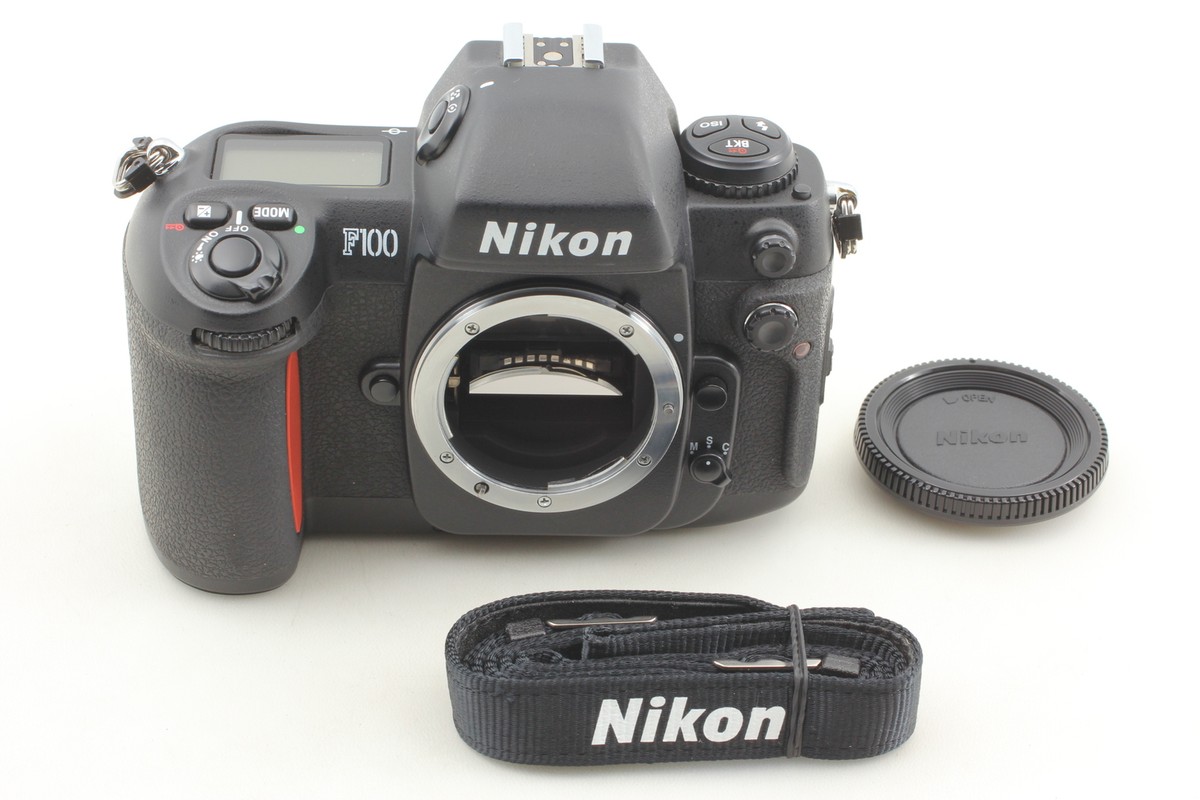 MINT w/ Strap] Nikon F100 35mm SLR Film Camera Black Body