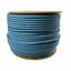 thumbnail 2  - 8mm Natural Sky Blue Cotton Rope x 30 Metres, 3 Strand, Coloured Cotton