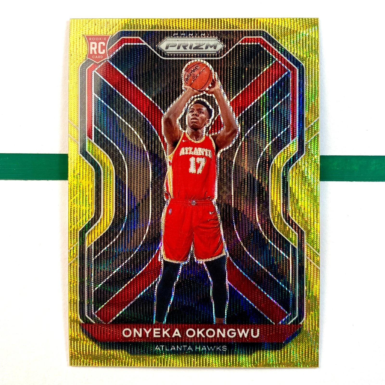 Onyeka Okongwu RC Gold Wave Prizm 2020-21 Panini Prizm Basketball #260 Hawks