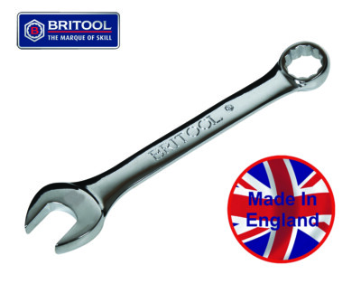 BRITOOL ENGLAND 9/32'' AF SAE KURZER KOMBI-SCHRAUBENSCHLÜSSEL/SCHLÜSSEL 12 PUNKT RING