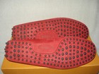 100% AUTHENTIC NEW MEN TODS RED SUEDE TIE PENNY DRIVERS/MOCCASIN UK 8/US 9 D — photo 8
