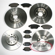 Bremsscheiben Ø 296 mm + Ø 308 mm Bremsbeläge vorne hinten Nissan Pathfinder III