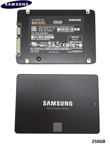 Samsung 860 EVO 2.5" SATA III SSD 250G 500G 1TB V-NAND Disk Solid State Drive - Picture 8 of 16