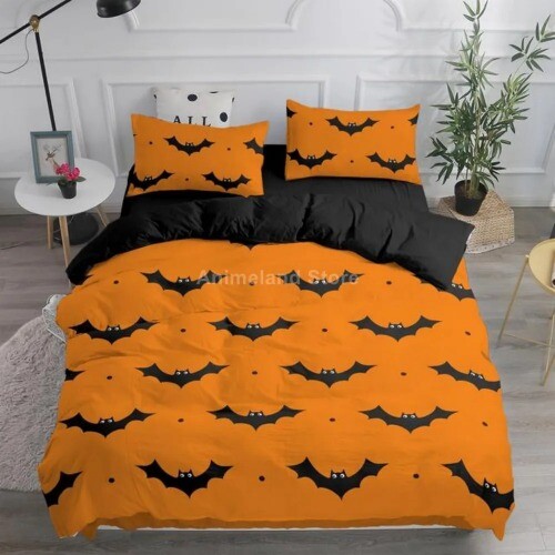 Cartoon Bat Bedding Set 3d Fashion Bed Linen Quilt Duvet Cover Sets Home Textile - Bild 3 von 34