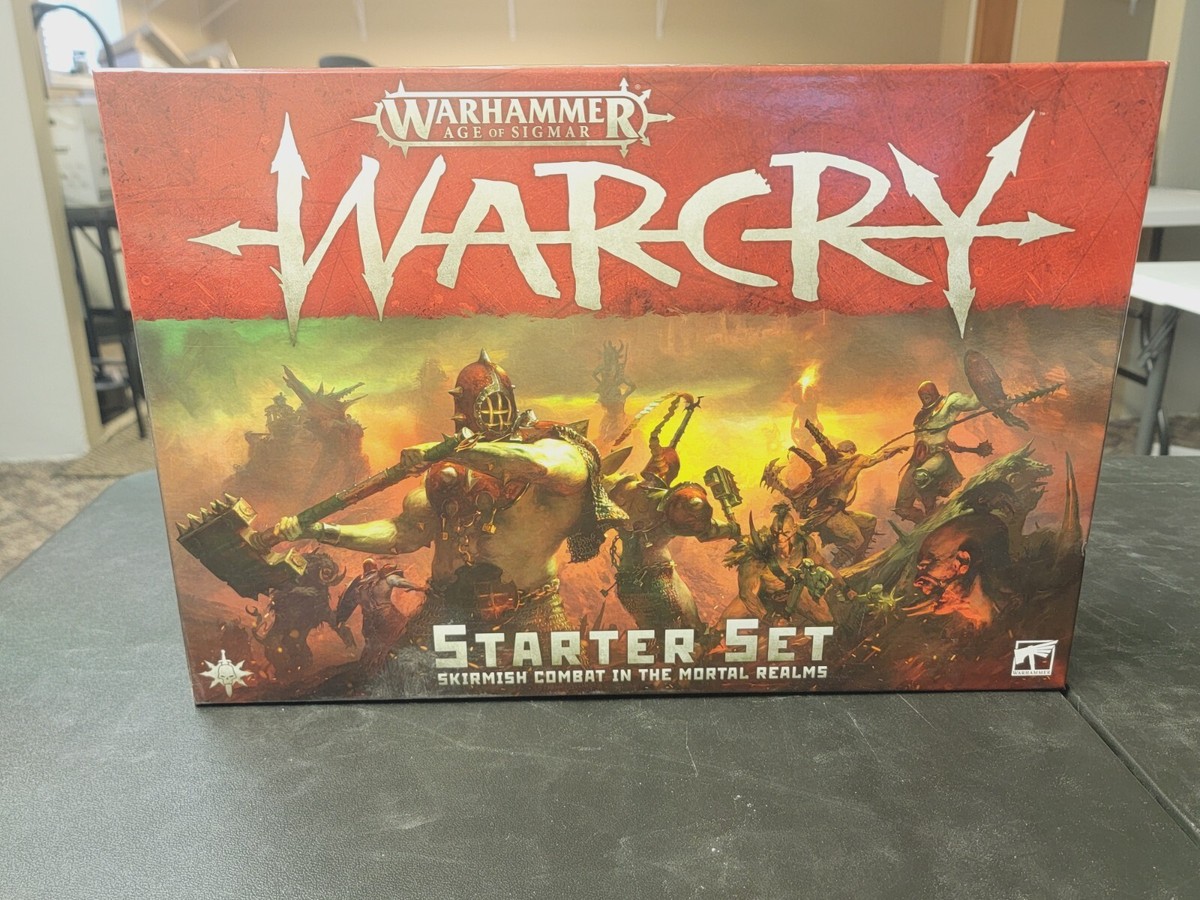 Warcry Starter Set Warhammer Age of Sigmar - opened, mostly