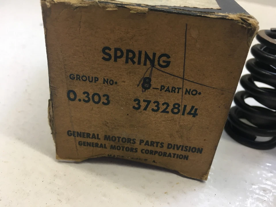 NOS 1955 - 61 Chevrolet 150 210 Bel Air Nomad Valve Springs 3732814 Lot Of 7 Foto 2 de 4