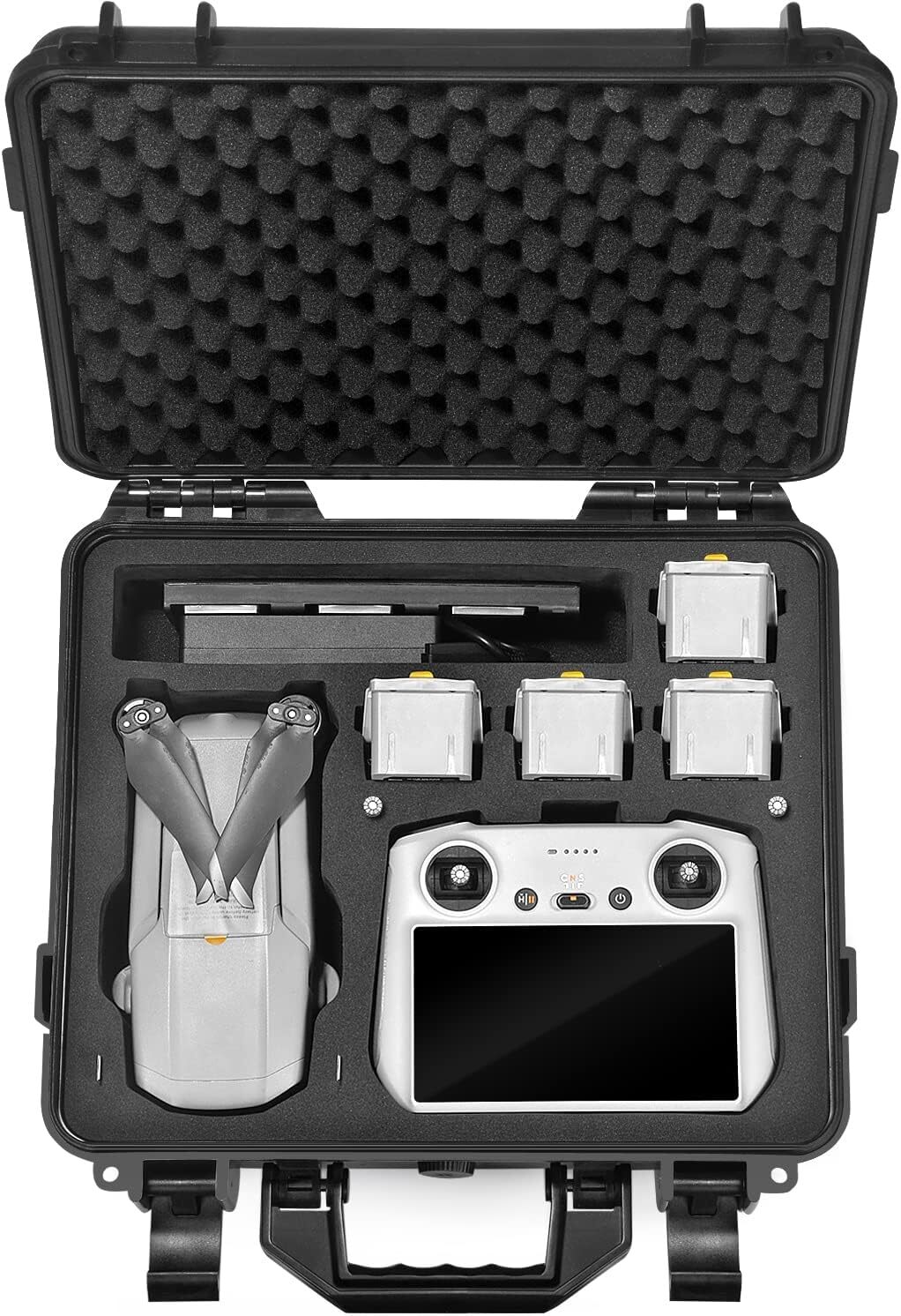 Lekufee Waterproof Hard Case for DJI Air 2S and Mavic 2 Drones with DJI RC