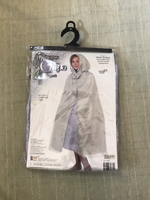 Child s Silver Princess Cape New In Bag Dress-up/Halloween/Cosplay
