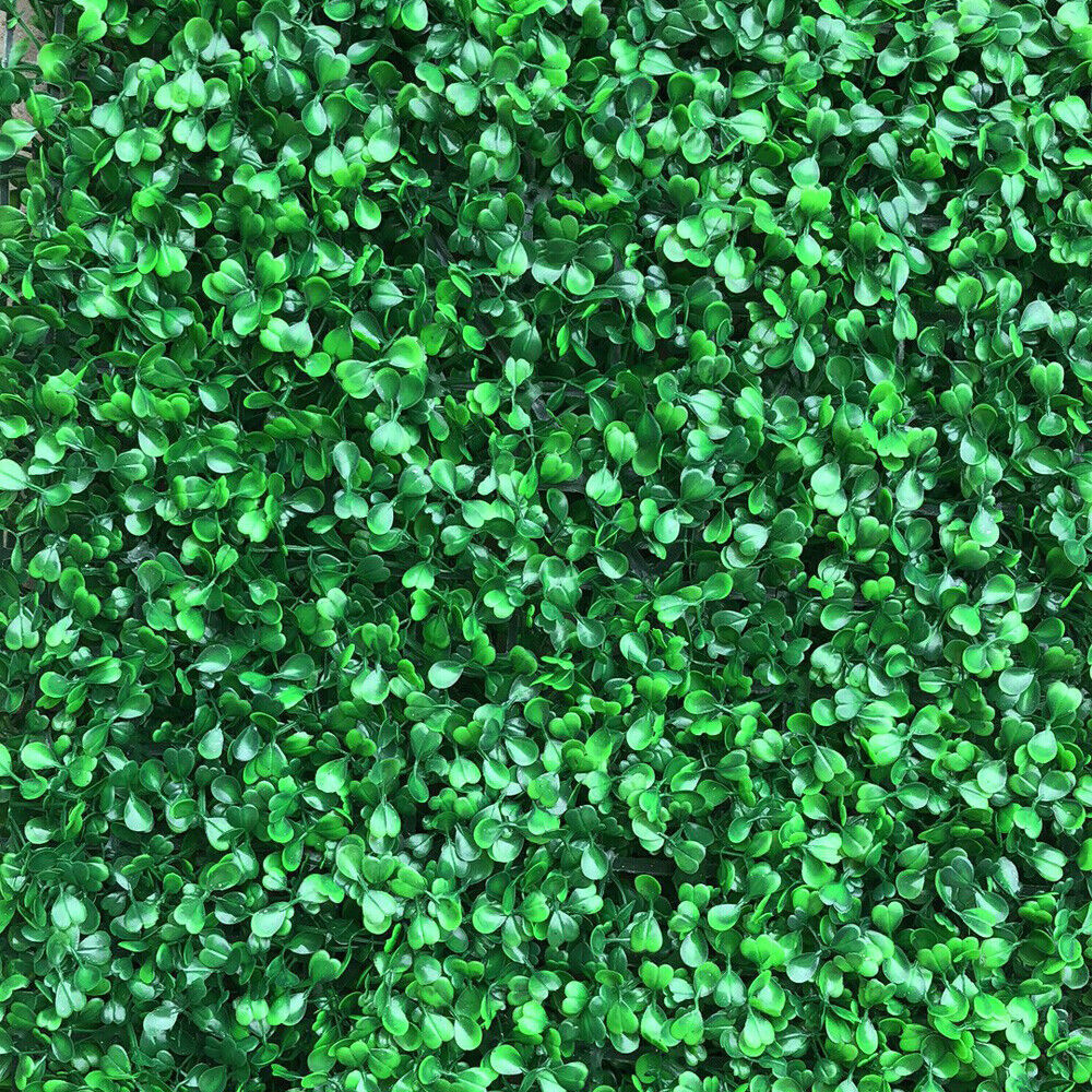 12Pcs Green Artificial Plant Mat Greenery Wall Hedge Grass Fence