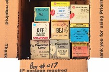 9 PROJECTION BULB/LAMP LOT CLX/CTT/CRA/DES/BEJ/DFF/FAL/DFT/CWA -NOS-GE SYLVANIA