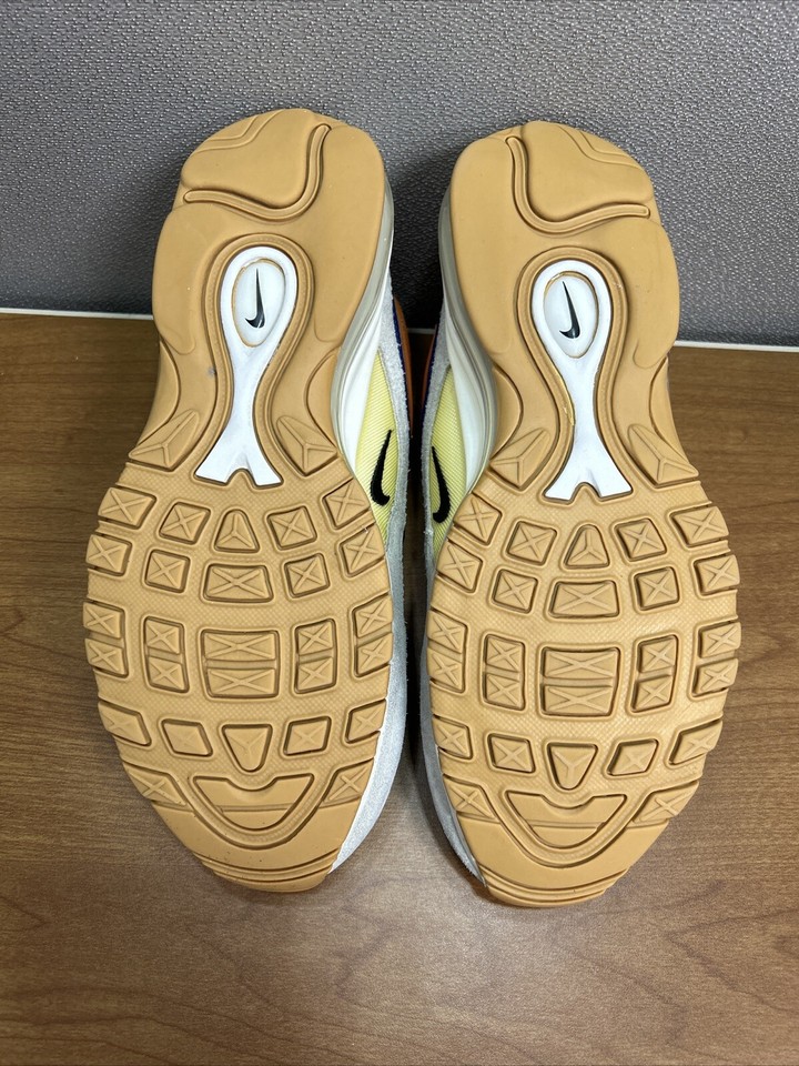 Men's Size 8.5 Nike Air Max 97 'Frank Rudy' Orange White Blue Gum