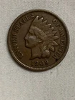 1909 Indian Head Cent Extra Fine Details Full Liberty Semi-key Date No Reserve