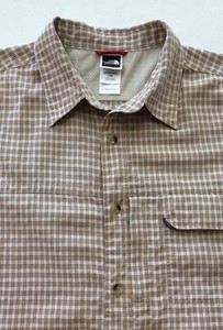 north face button down short sleeve