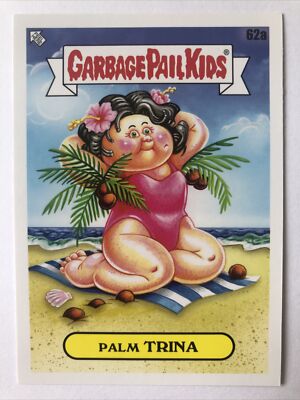 Garbage Pail Kids Topps 2021 Go On Vacation Sticker Palm Trina 62a