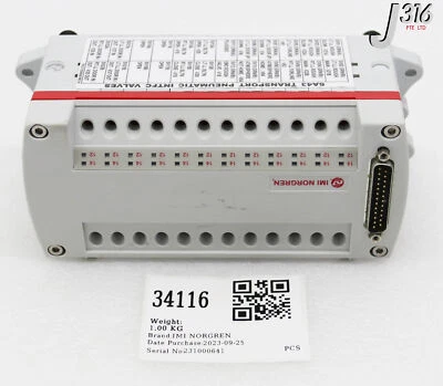 IMI NORGREN Magnetventil-Cluster Mit 12 Steckplätzen VM101202067 - Bild 1 von 4