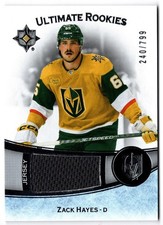 2022-23 Ultimate Collection Rookies Jersey ZACK HAYES 145 /799 Golden Knights RC