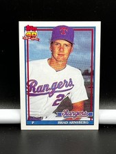 1991 Topps Baseball Trading Card Rangers Brad Arnsberg #706