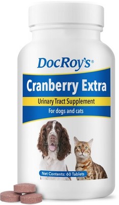 Doc Roy's Cranberry Extra for Dogs & Cats - 60ct