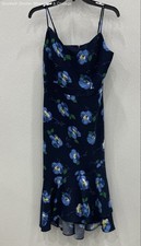 Banana Republic Women 6 Blue-Multi Pattern Dress Elegant Casual