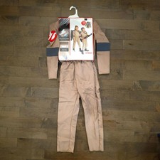 Ghostbusters Frozen Empire Child Costume Medium 7-8 Brown Tan Jumpsuit