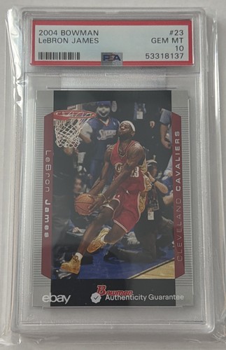 2004 Bowman LeBron James #23 PSA 10