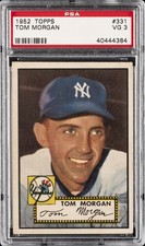 1952 TOPPS #331 TOM MORGAN PSA 3