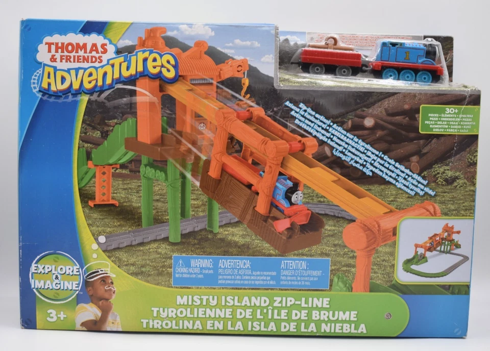Thomas and Friends Thomas Adventures Explore and Imagine Misty Island Zip-Line - Image 2 of 4