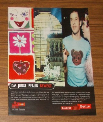 Rare Advertising THE NEW BERLIN - Young Berlin Moves - Art - Scene 1999