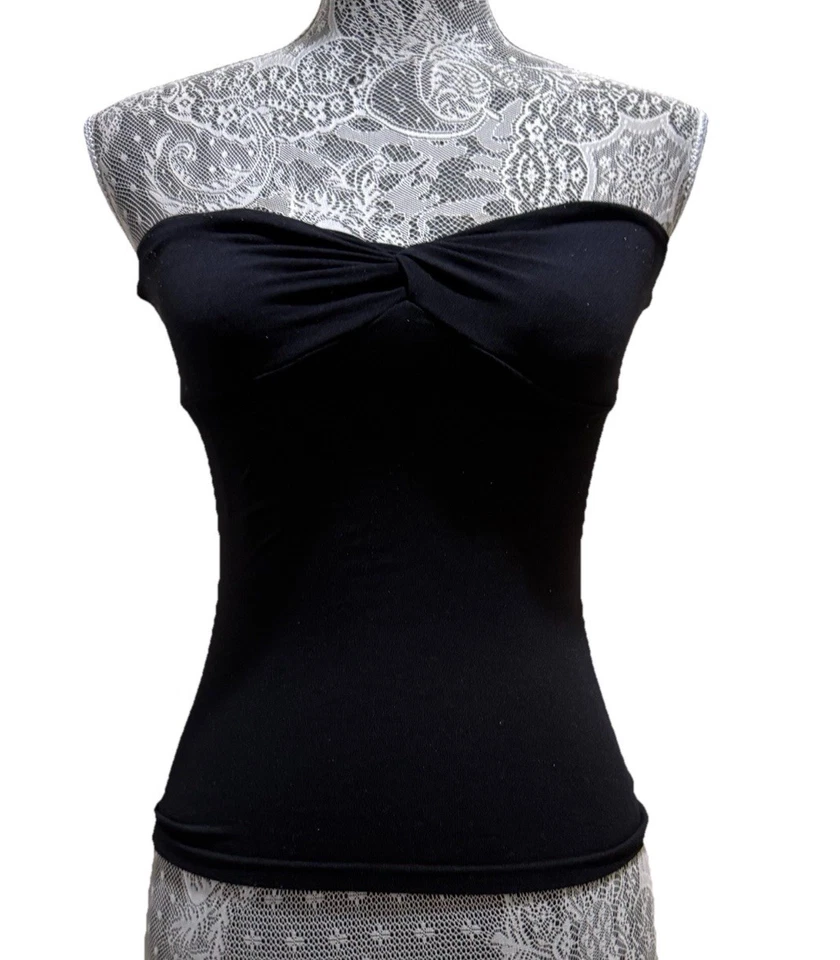 De Colección Timeless Y2K Fairy Goth Grunge Guess Marciano Tubo Top Twist Front Bustier S Foto 4 de 4