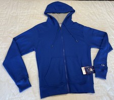 Champion Powerblend Full-Zip Hoodie Men  s Size XL   Royal Blue   New With Tags