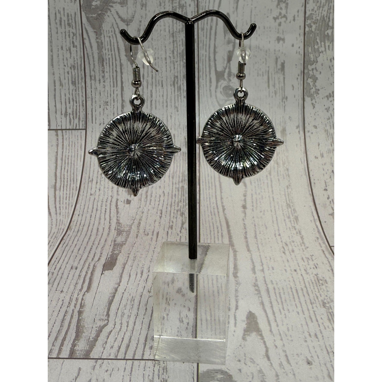 Boho Beaded Mandala Dangle Earrings Turquoise Ora… - image 3