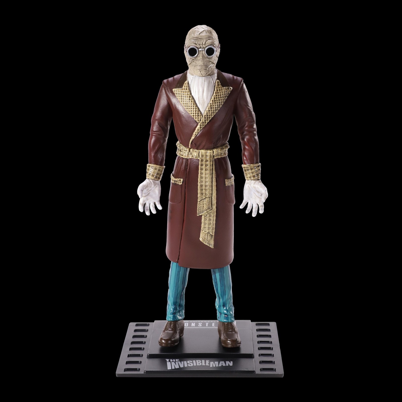 BendyFigs The Noble Collection Universal Monsters Invisible Man - 75in 19cm N 5590₽